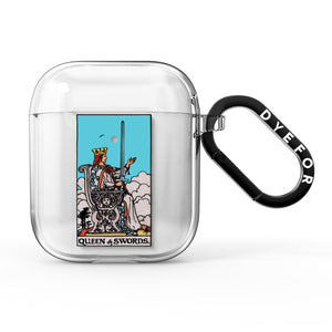 Queen of Swords Tarot Card AirPods Case