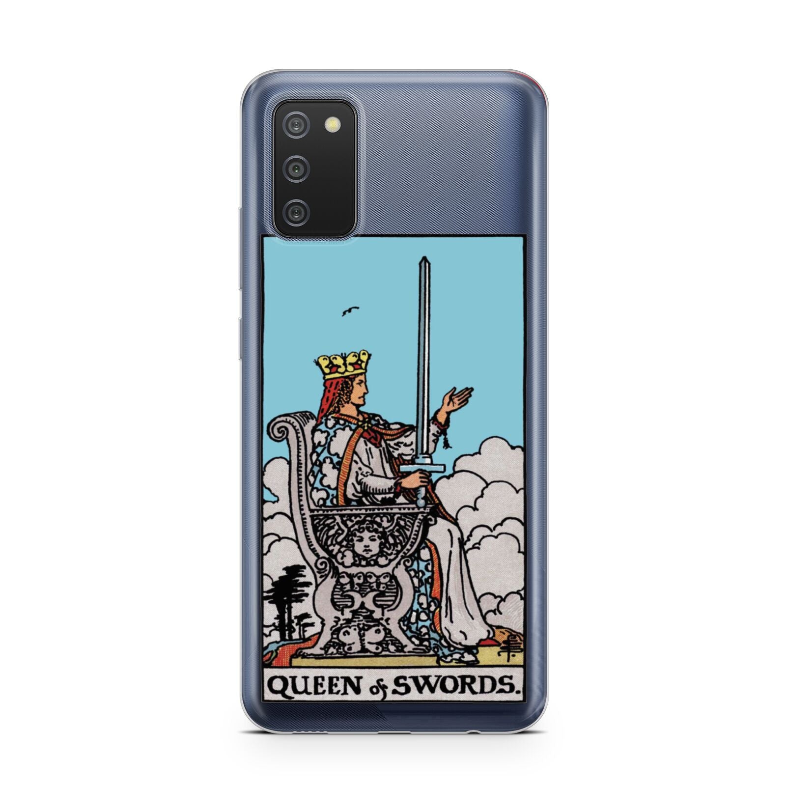 Queen of Swords Tarot Card Samsung A02s Case