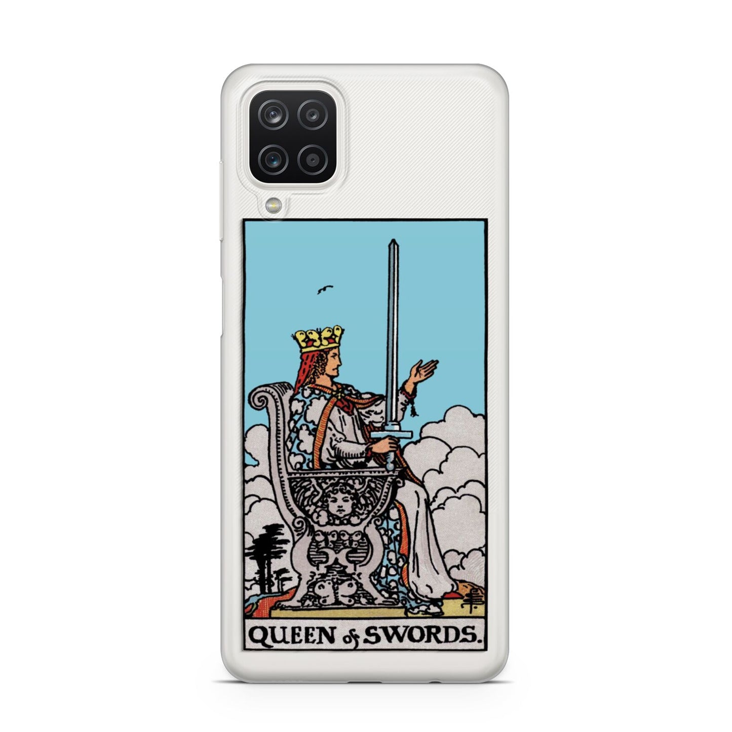 Queen of Swords Tarot Card Samsung A12 Case