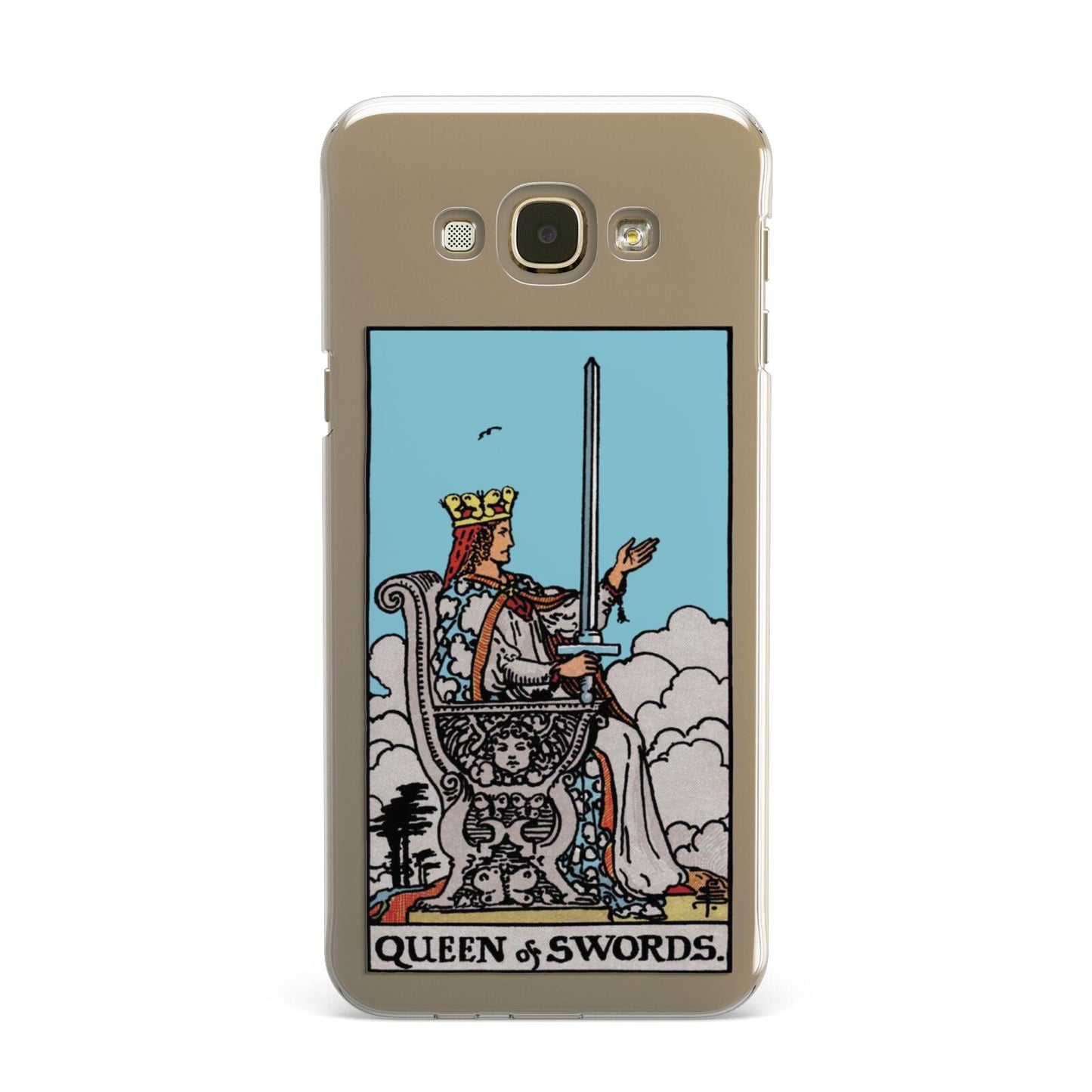 Queen of Swords Tarot Card Samsung Galaxy A8 Case