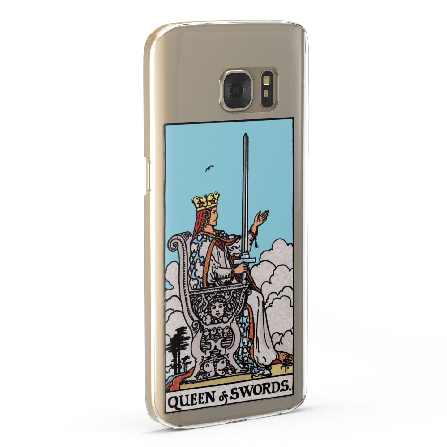 Queen of Swords Tarot Card Samsung Galaxy Case Fourty Five Degrees