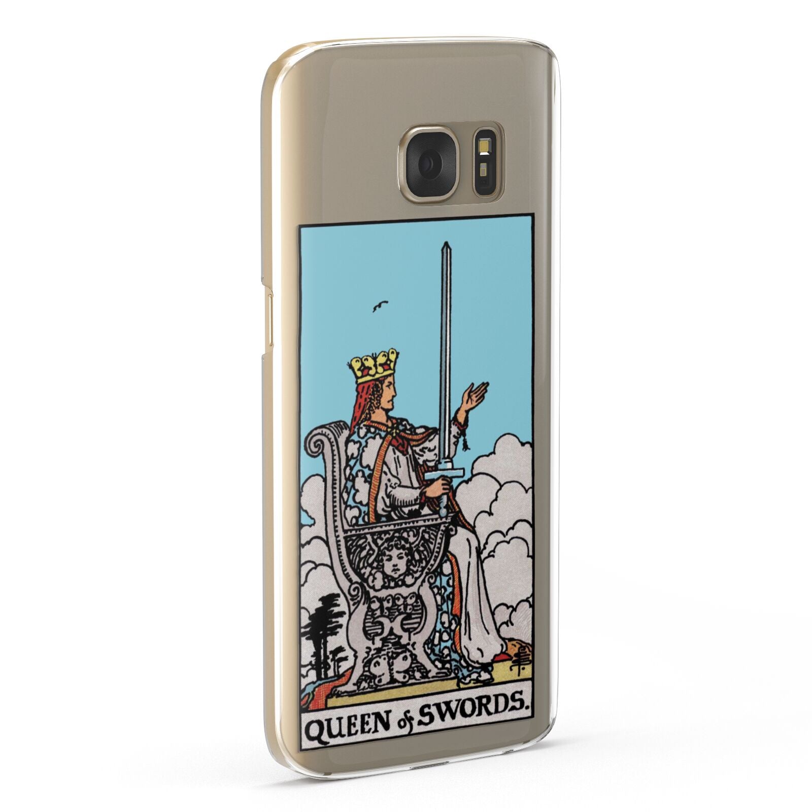 Queen of Swords Tarot Card Samsung Galaxy Case Fourty Five Degrees