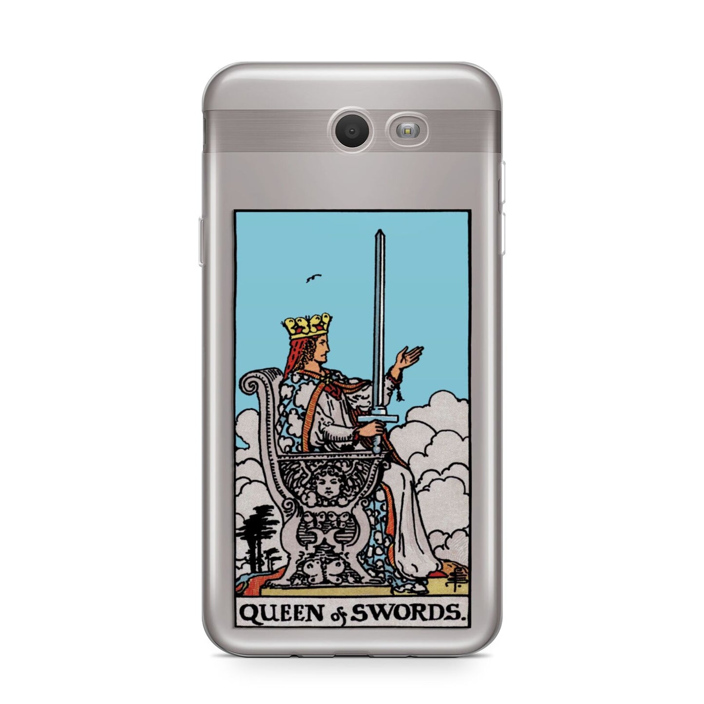 Queen of Swords Tarot Card Samsung Galaxy J7 2017 Case