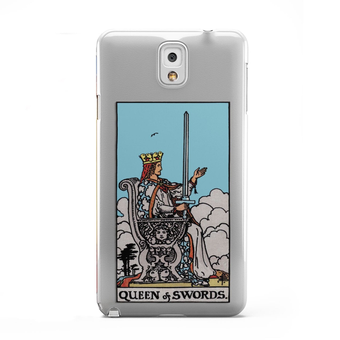 Queen of Swords Tarot Card Samsung Galaxy Note 3 Case