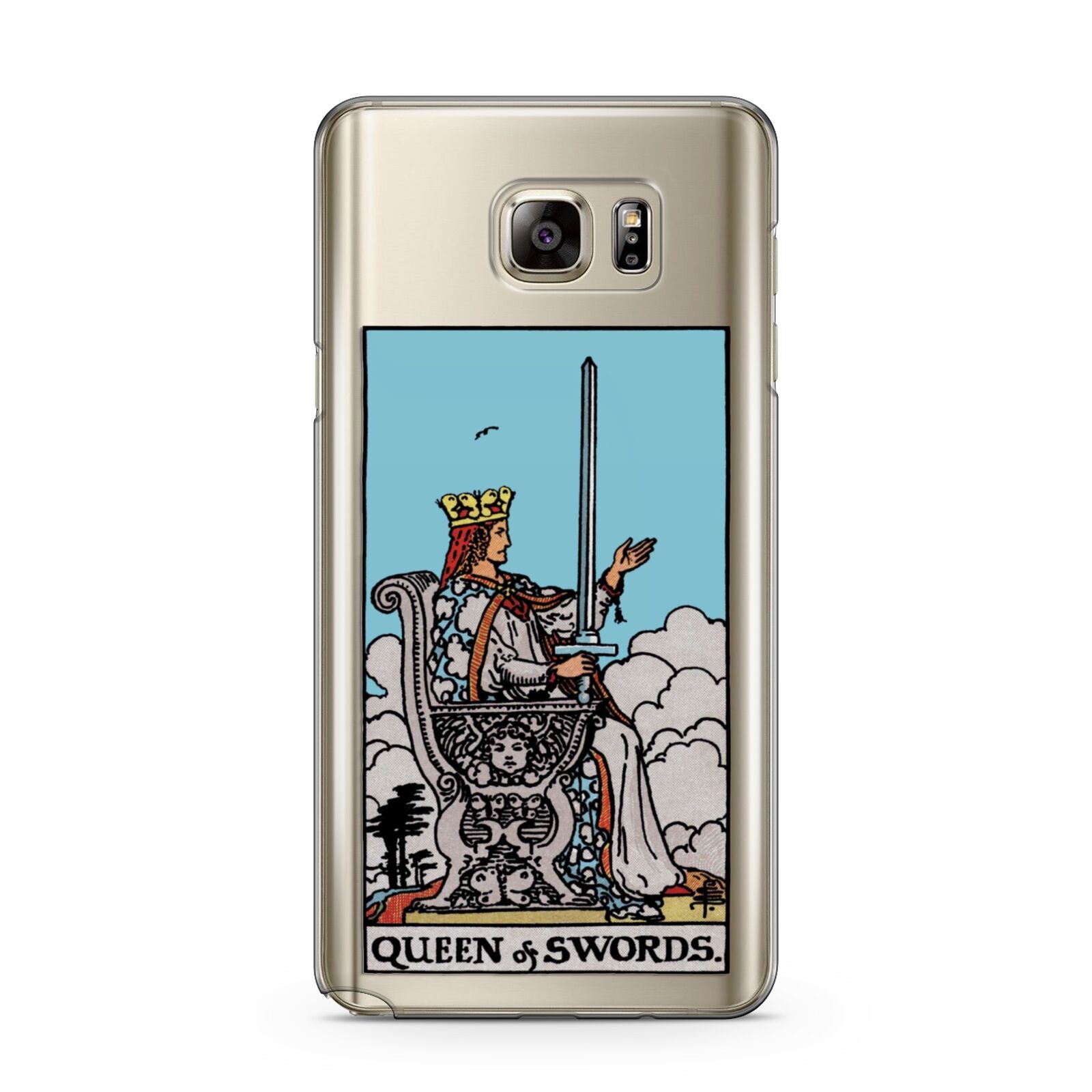 Queen of Swords Tarot Card Samsung Galaxy Note 5 Case