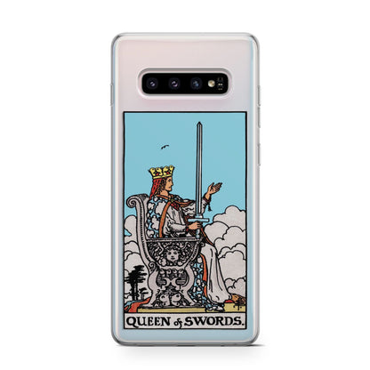 Queen of Swords Tarot Card Samsung Galaxy S10 Case