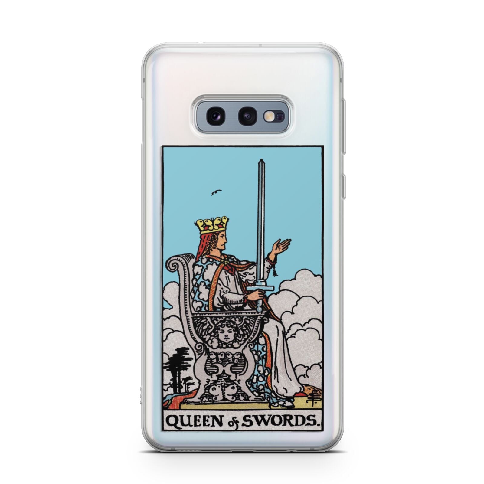 Queen of Swords Tarot Card Samsung Galaxy S10E Case