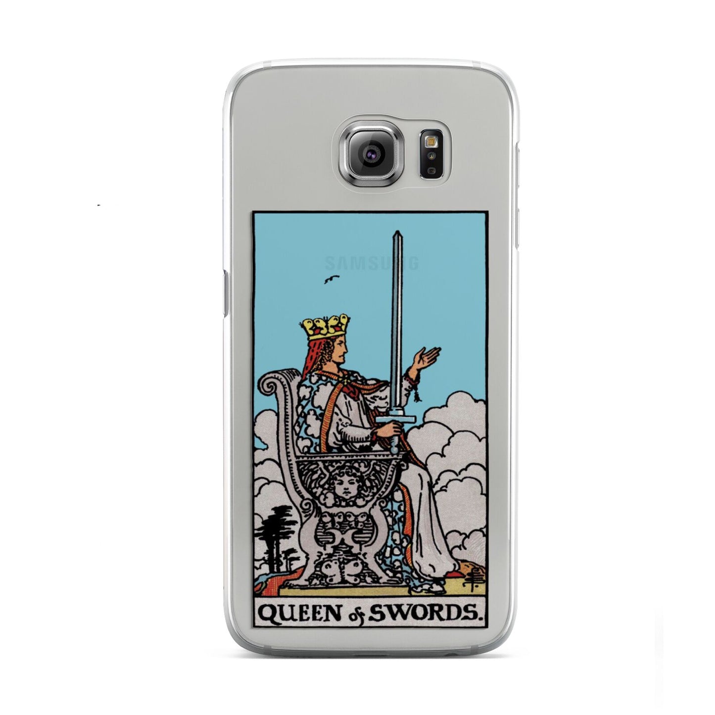 Queen of Swords Tarot Card Samsung Galaxy S6 Case