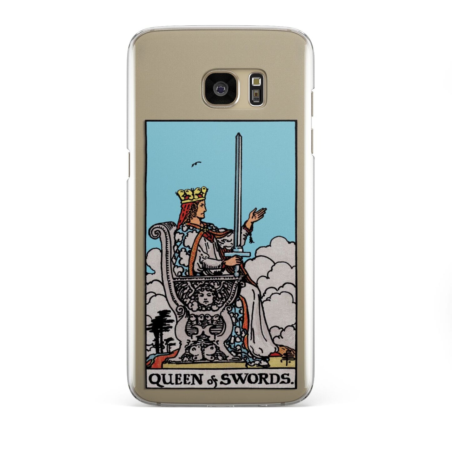 Queen of Swords Tarot Card Samsung Galaxy S7 Edge Case