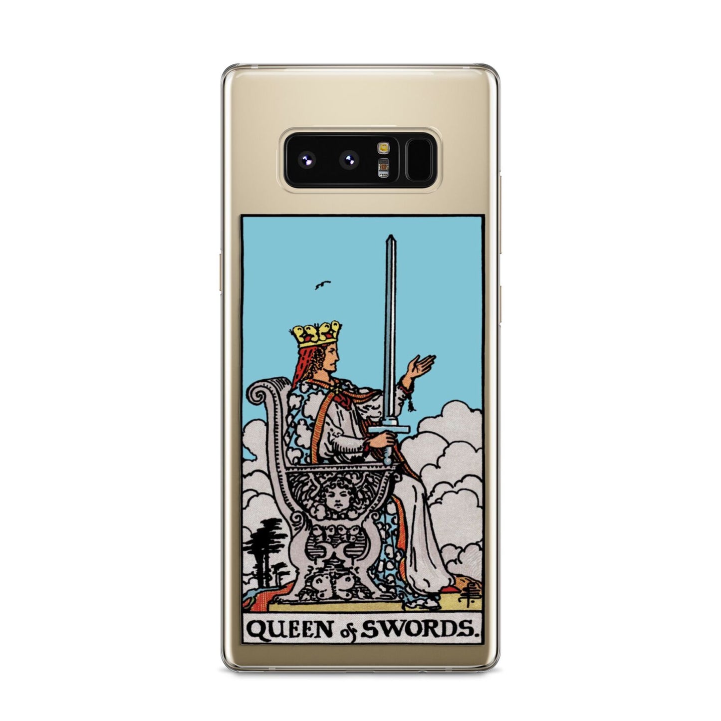 Queen of Swords Tarot Card Samsung Galaxy S8 Case