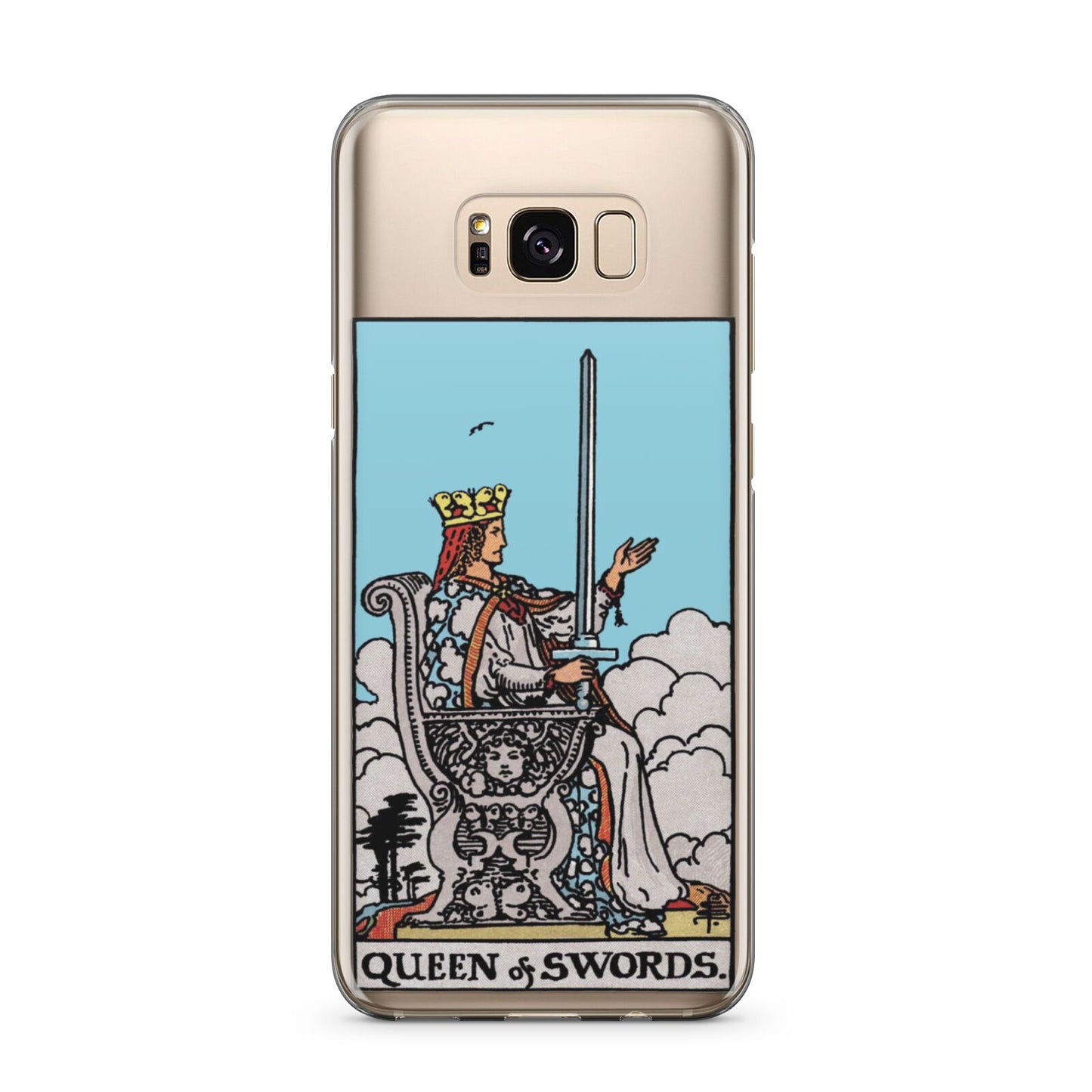 Queen of Swords Tarot Card Samsung Galaxy S8 Plus Case