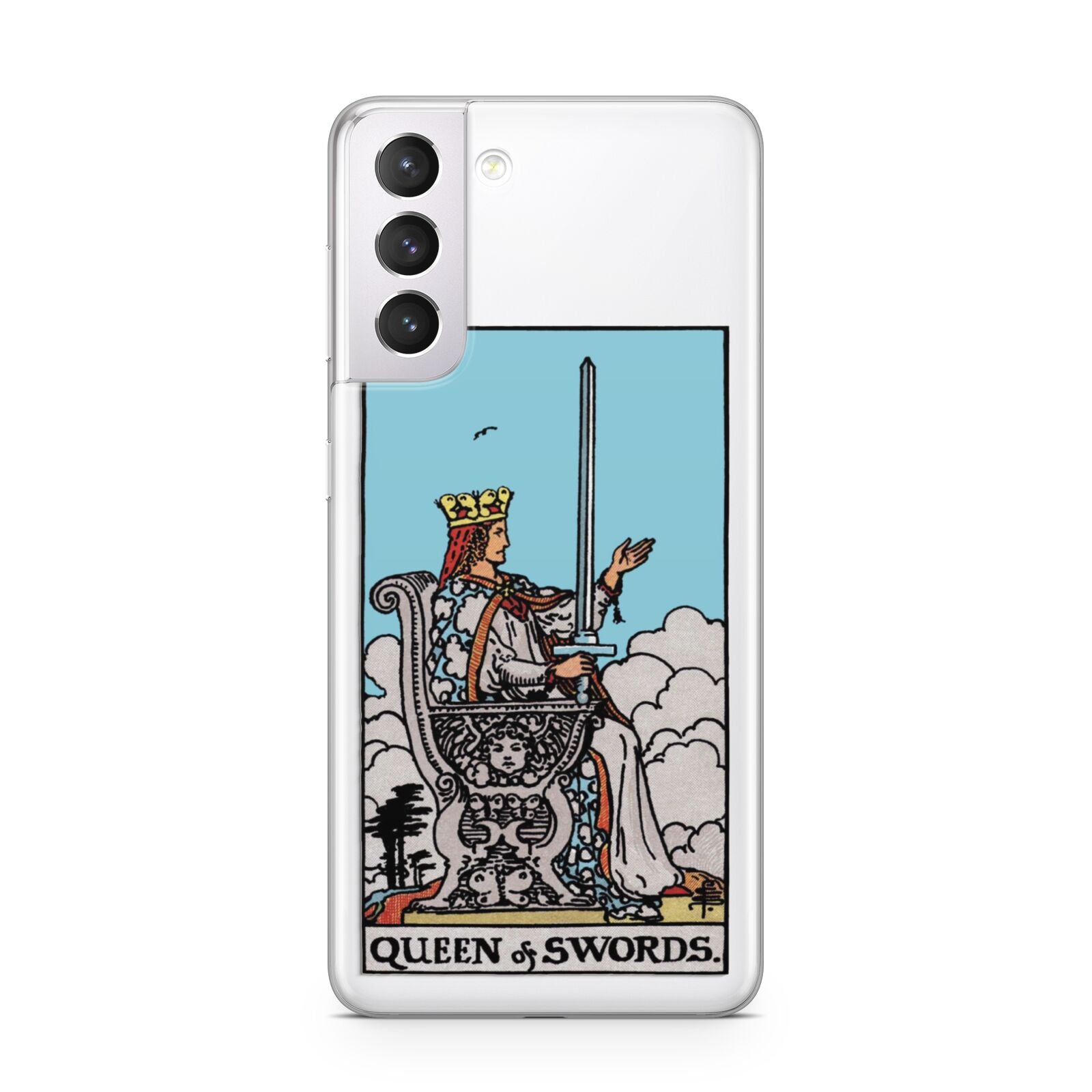 Queen of Swords Tarot Card Samsung S21 Case