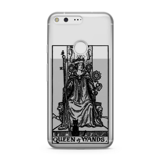 Queen of Wands Monochrome Google Pixel Case