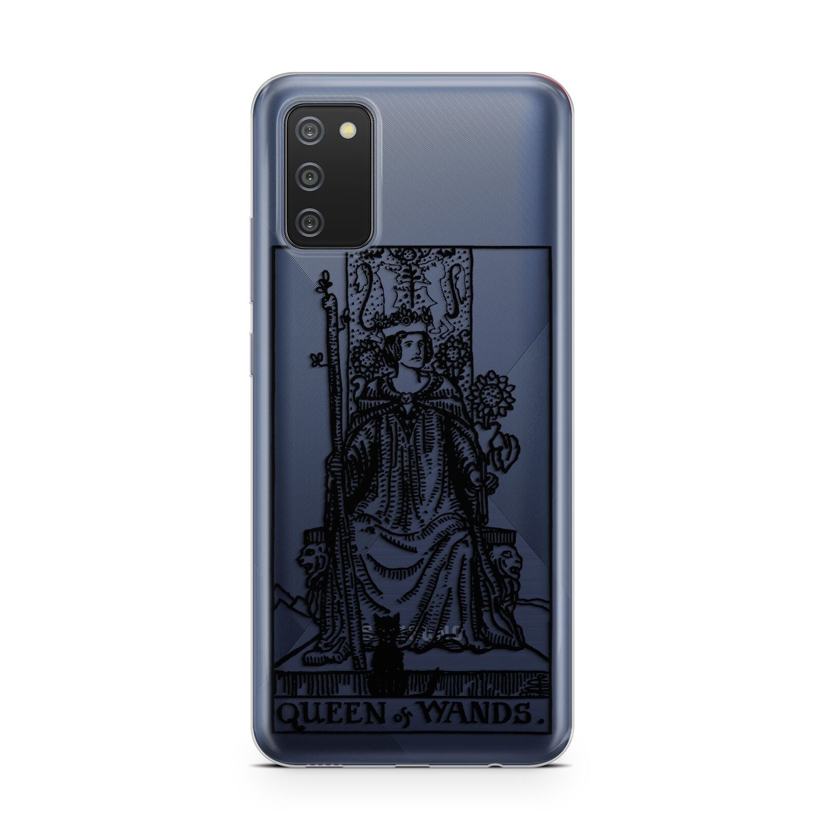 Queen of Wands Monochrome Samsung A02s Case