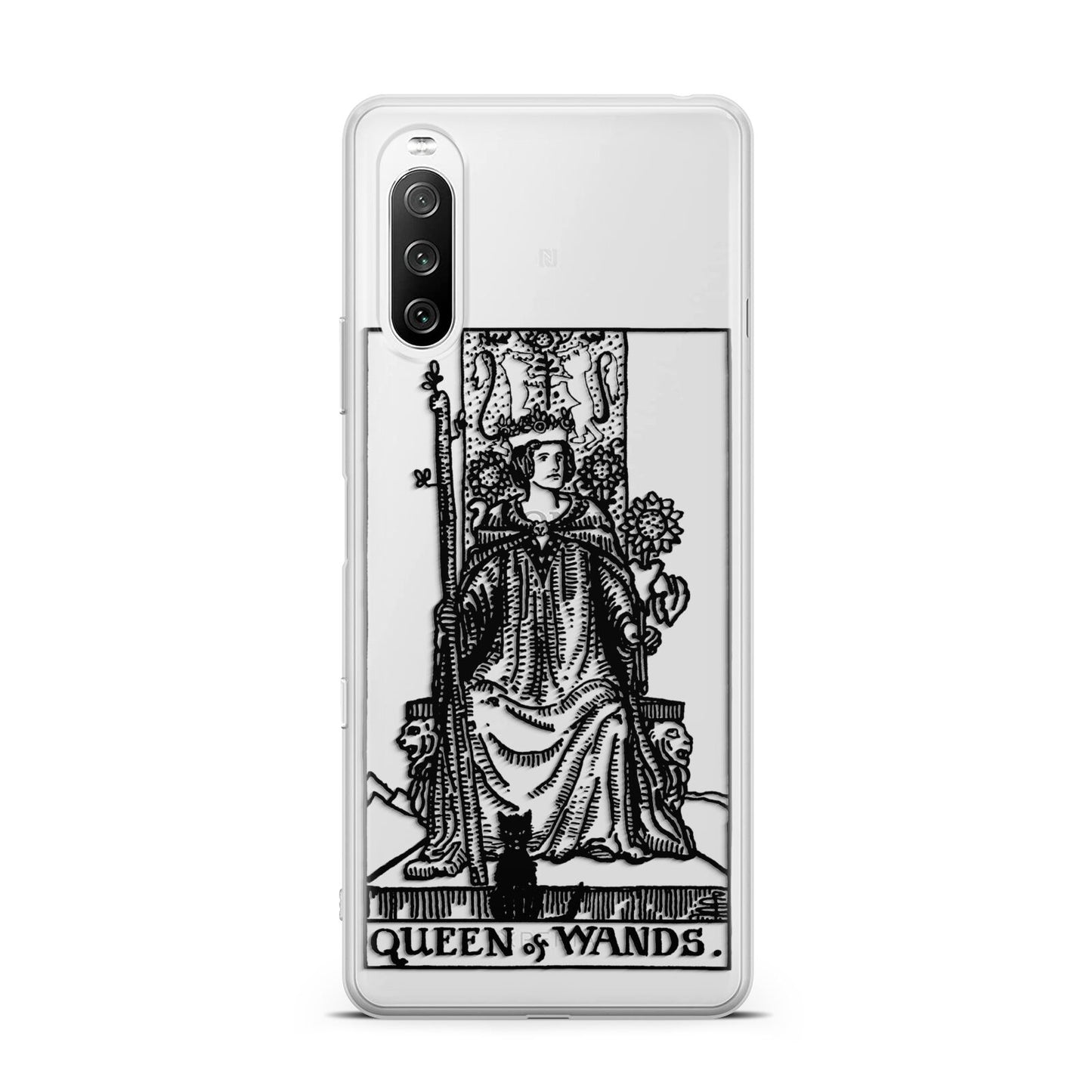 Queen of Wands Monochrome Sony Xperia 10 III Case