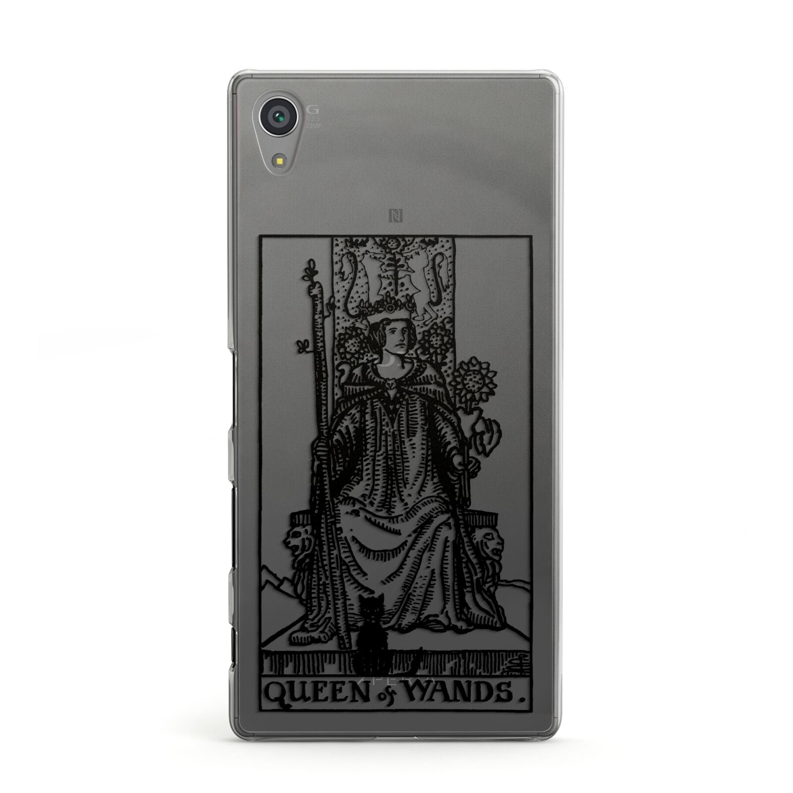 Queen of Wands Monochrome Sony Xperia Case