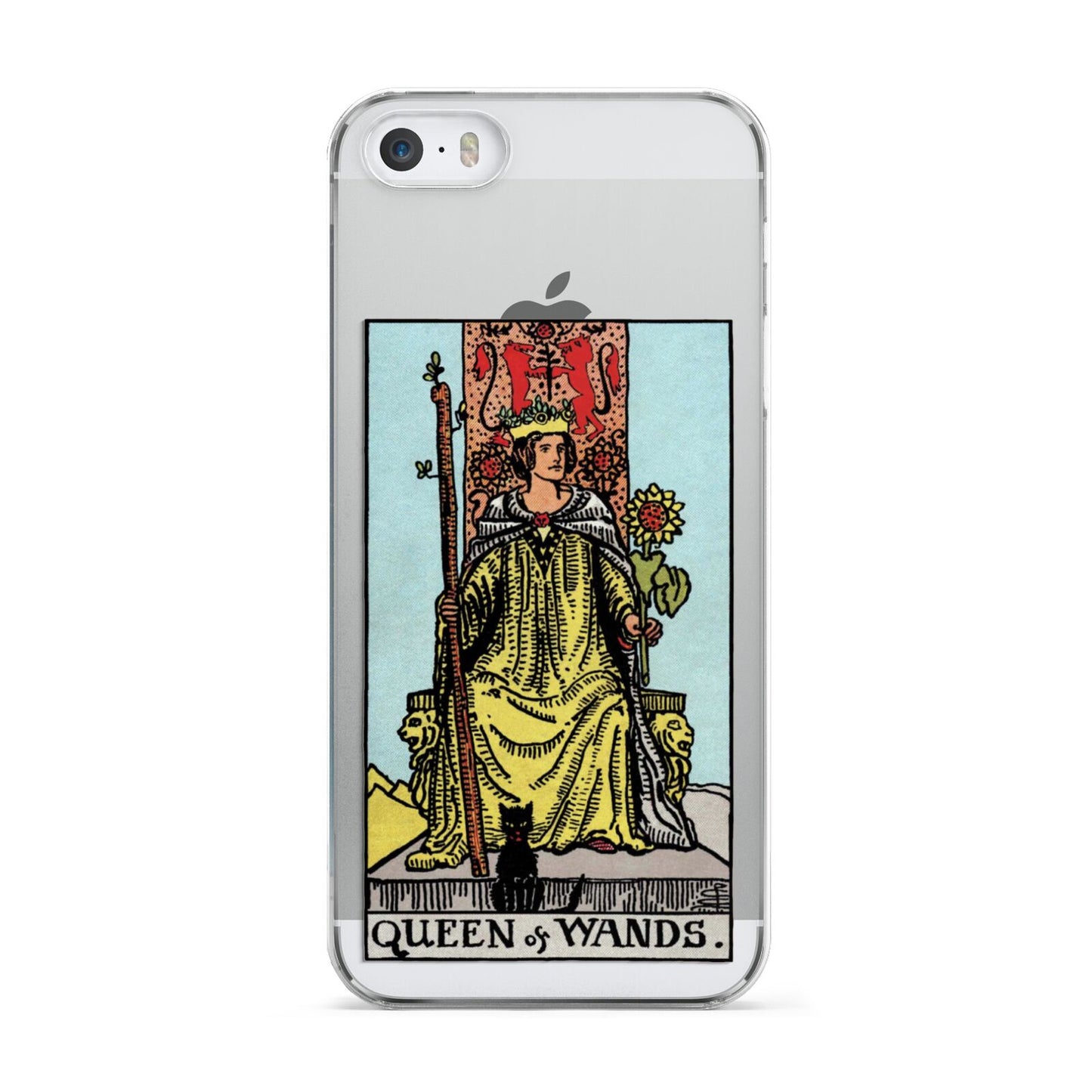 Queen of Wands Tarot Card Apple iPhone 5 Case