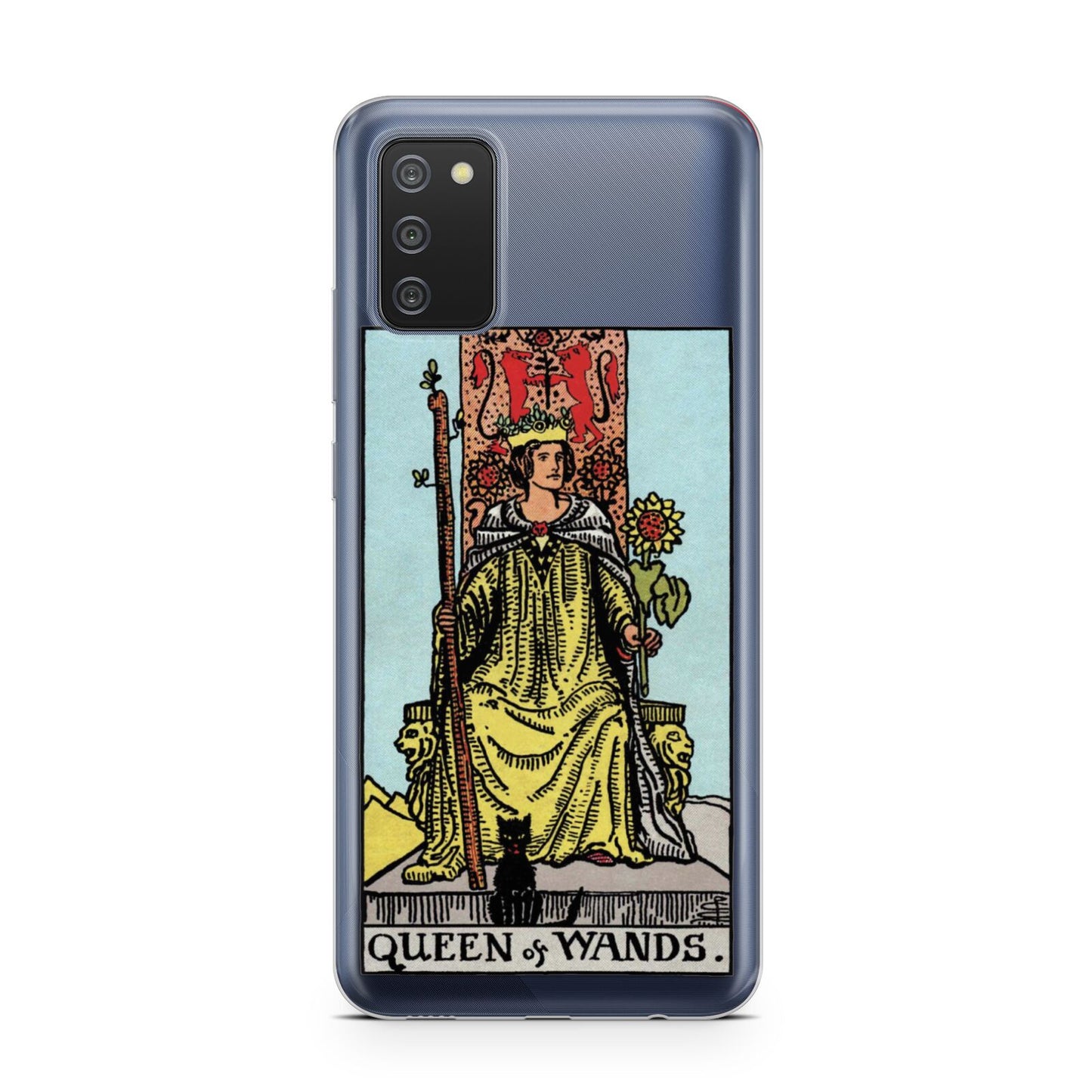 Queen of Wands Tarot Card Samsung A02s Case