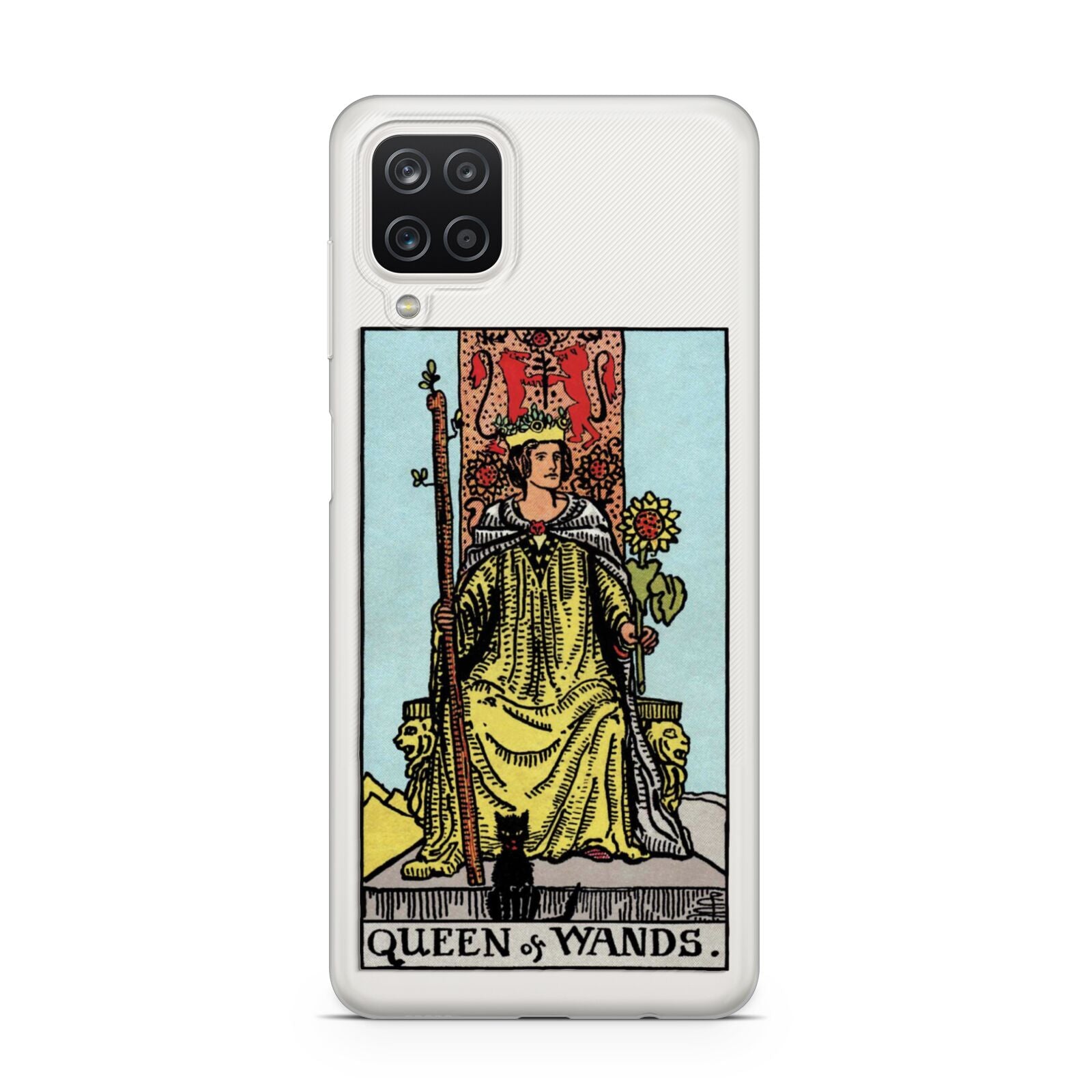 Queen of Wands Tarot Card Samsung A12 Case