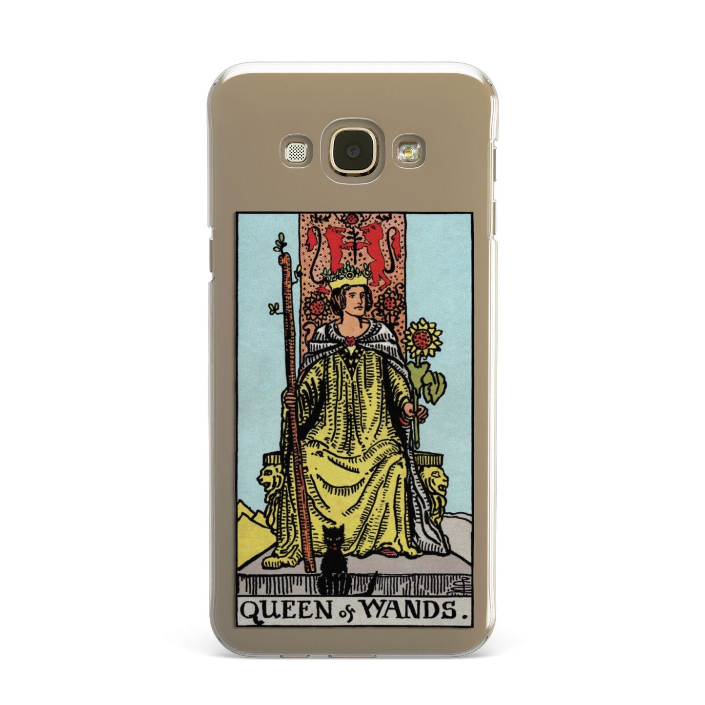 Queen of Wands Tarot Card Samsung Galaxy A8 Case