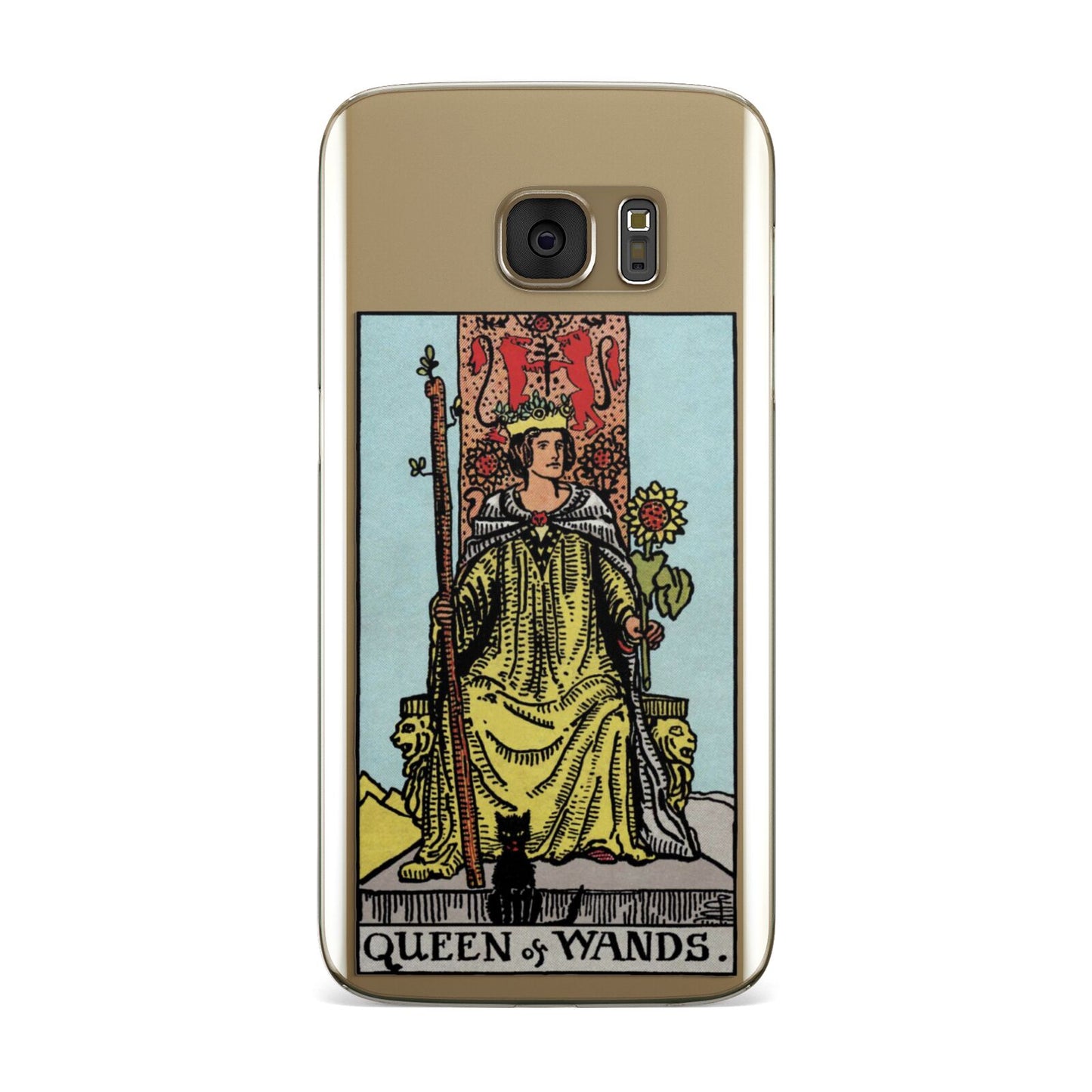 Queen of Wands Tarot Card Samsung Galaxy Case