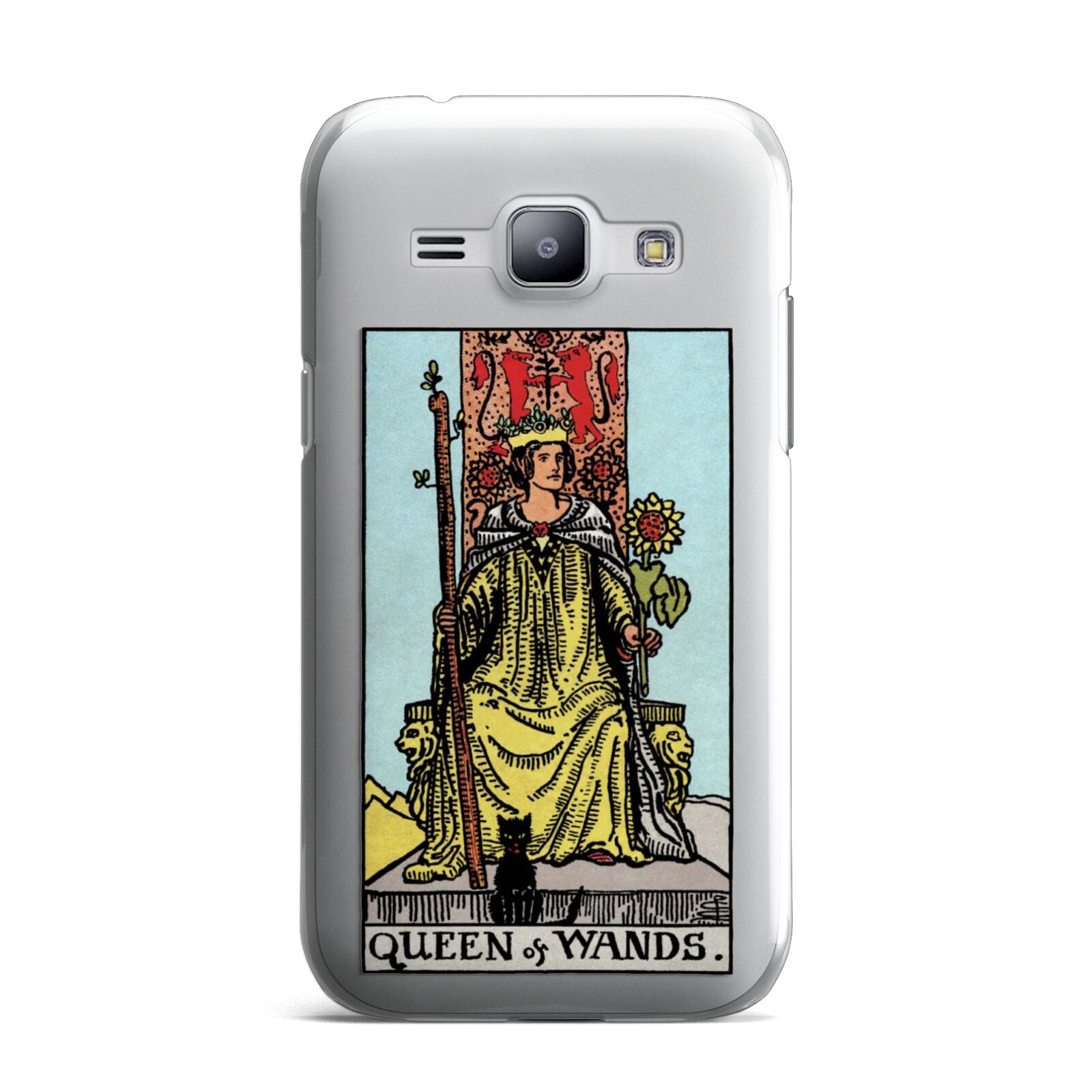 Queen of Wands Tarot Card Samsung Galaxy J1 2015 Case