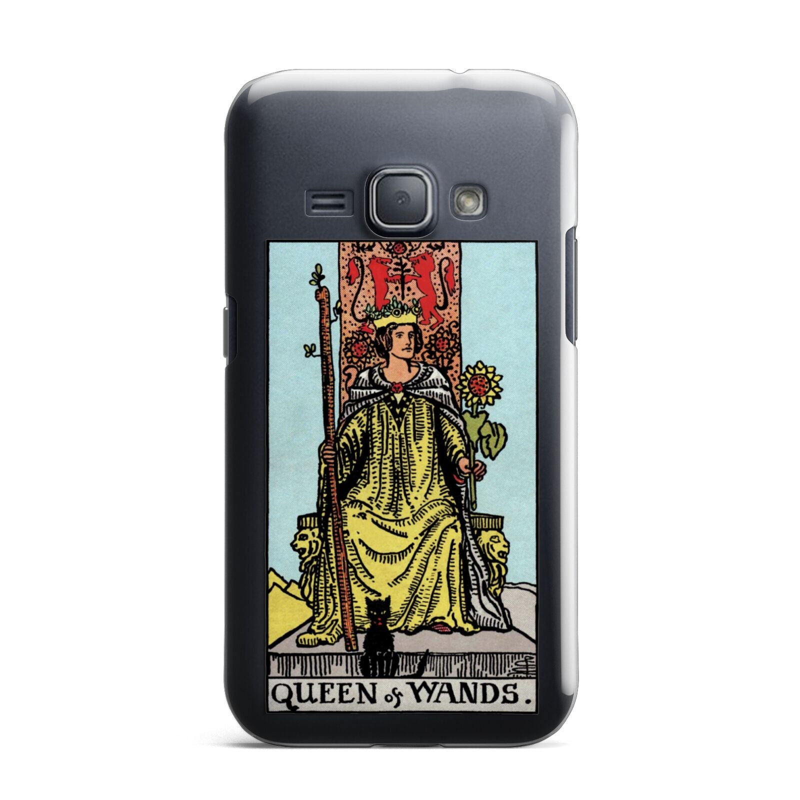 Queen of Wands Tarot Card Samsung Galaxy J1 2016 Case