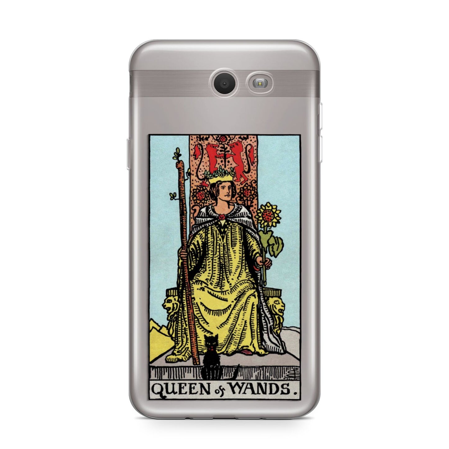 Queen of Wands Tarot Card Samsung Galaxy J7 2017 Case