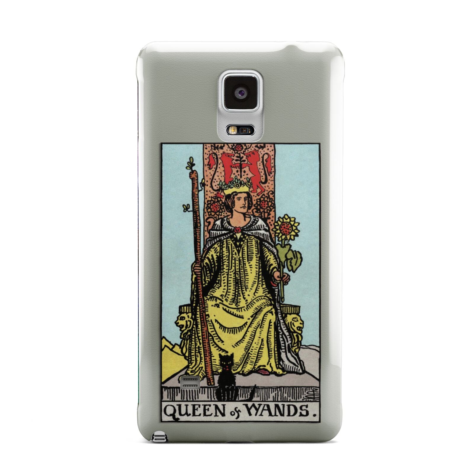 Queen of Wands Tarot Card Samsung Galaxy Note 4 Case