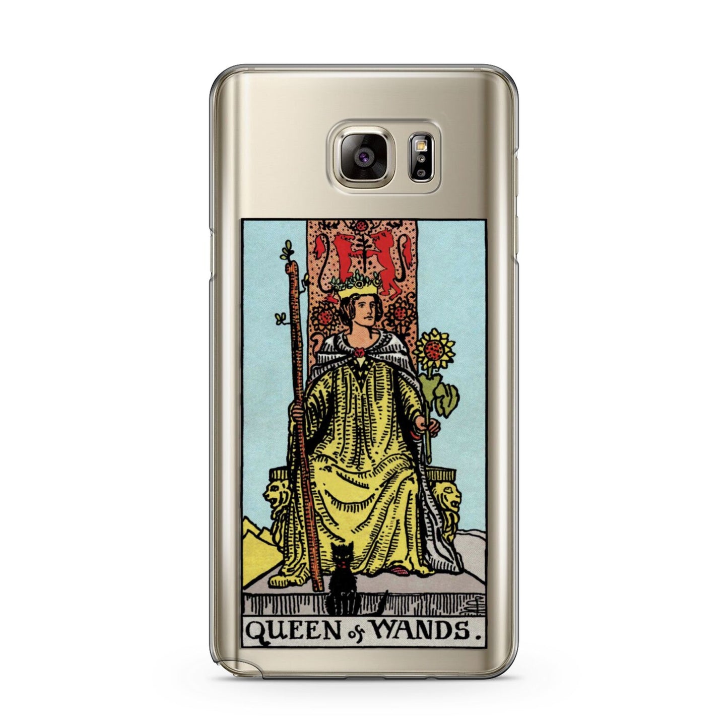 Queen of Wands Tarot Card Samsung Galaxy Note 5 Case