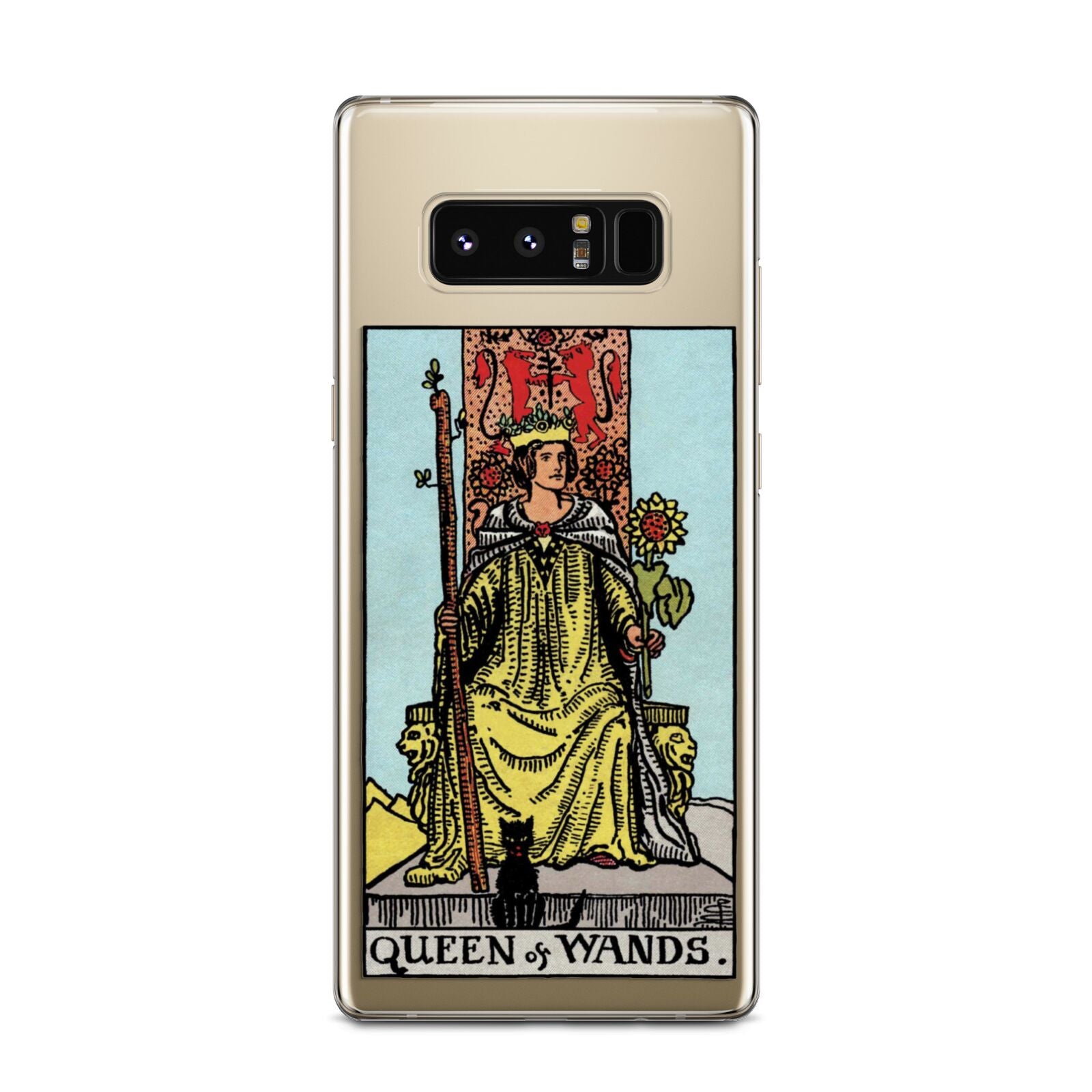 Queen of Wands Tarot Card Samsung Galaxy Note 8 Case