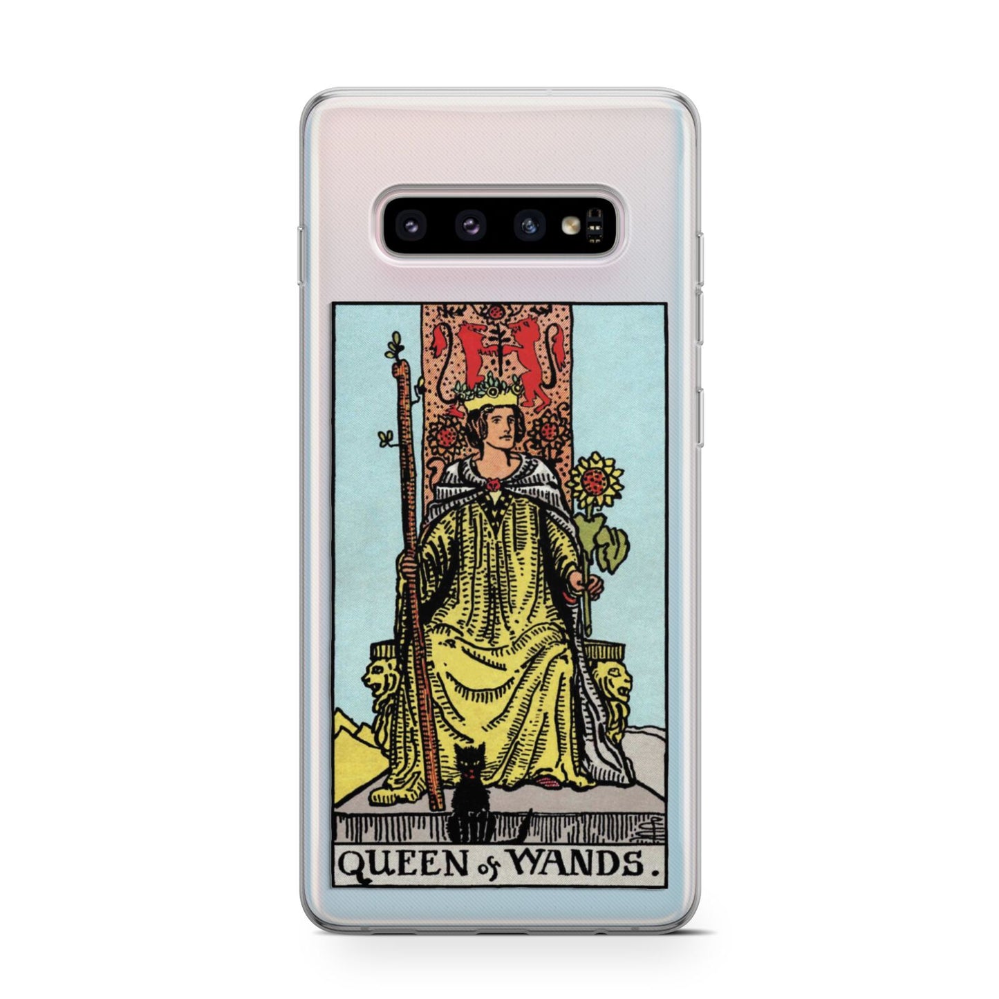 Queen of Wands Tarot Card Samsung Galaxy S10 Case