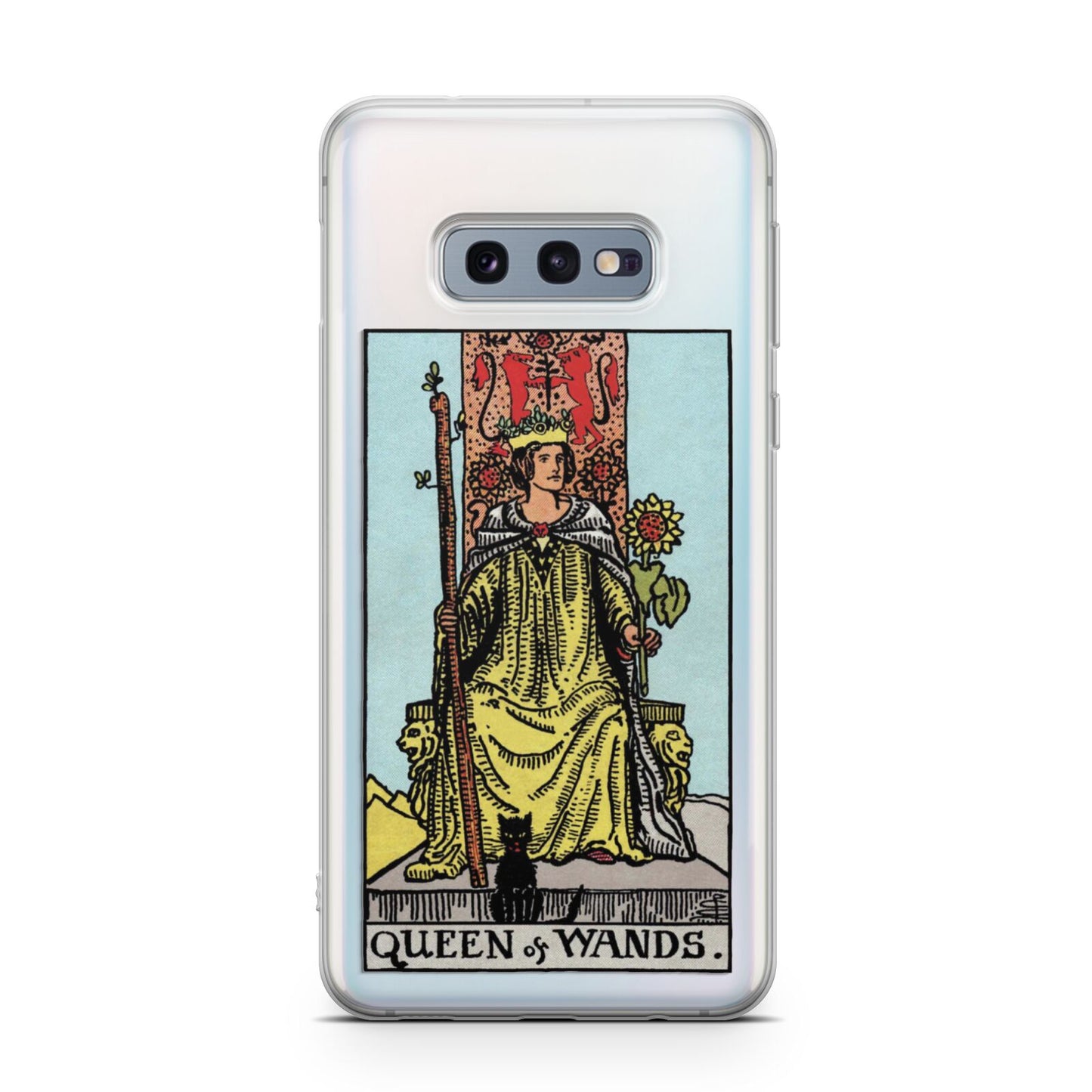 Queen of Wands Tarot Card Samsung Galaxy S10E Case