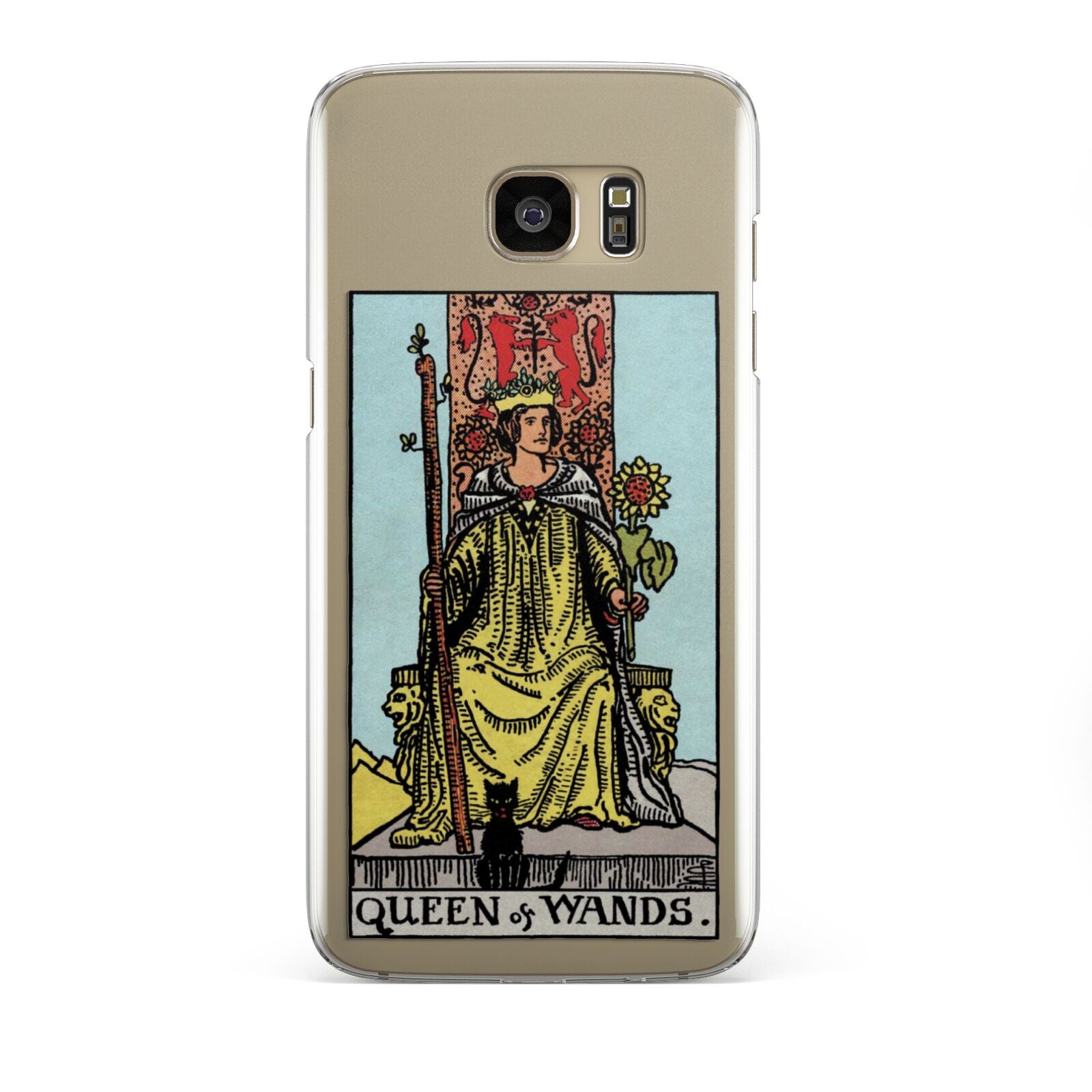 Queen of Wands Tarot Card Samsung Galaxy S7 Edge Case