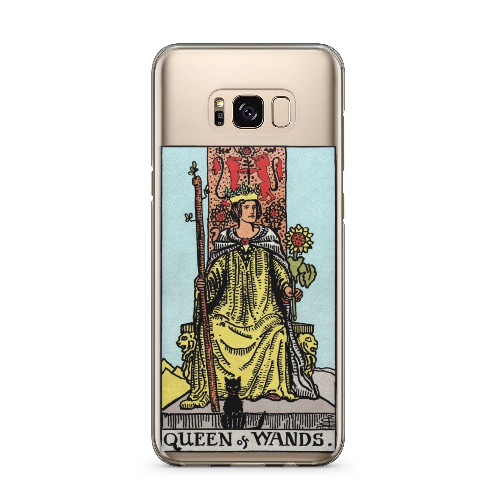 Queen of Wands Tarot Card Samsung Galaxy S8 Plus Case