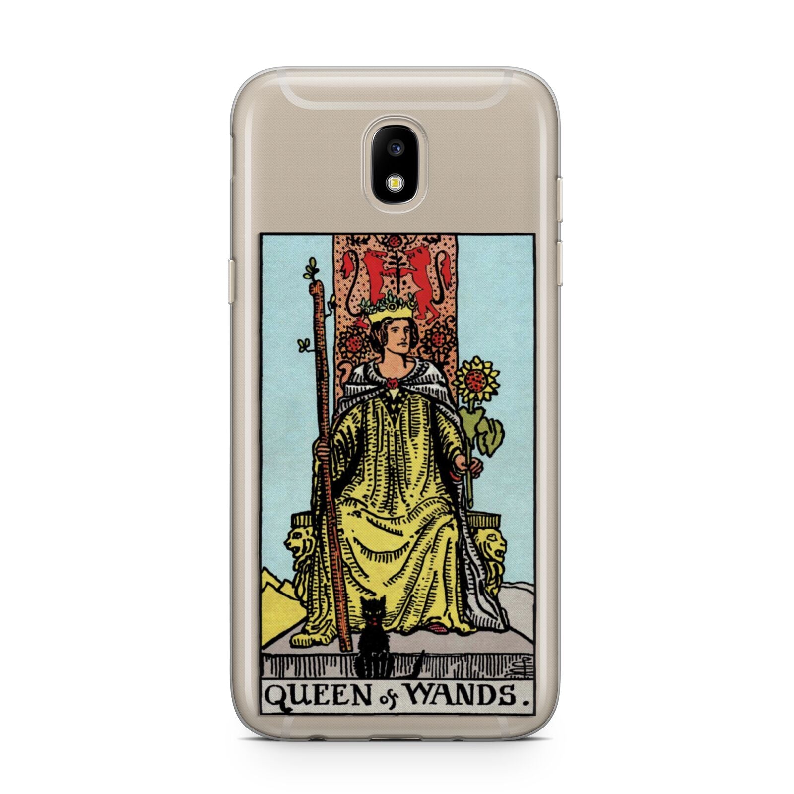 Queen of Wands Tarot Card Samsung J5 2017 Case