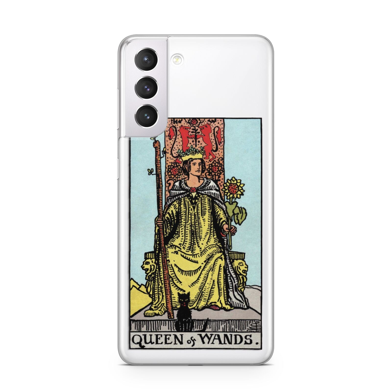 Queen of Wands Tarot Card Samsung S21 Case