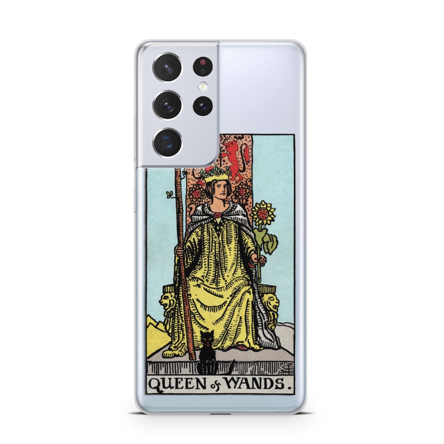 Queen of Wands Tarot Card Samsung S21 Ultra Case