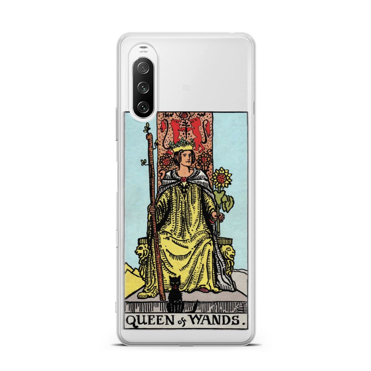 Queen of Wands Tarot Card Sony Xperia 10 III Case