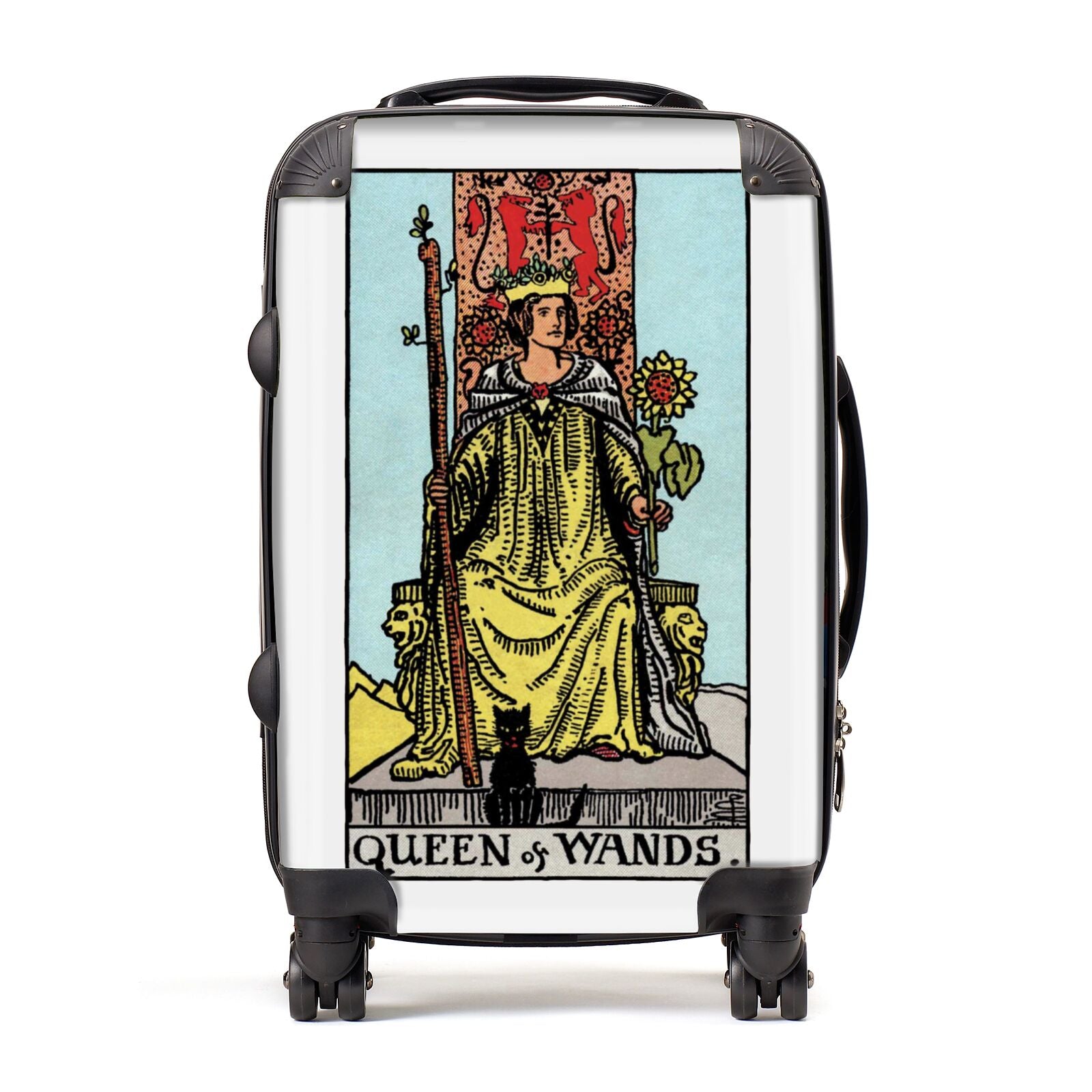 Queen of Wands Tarot Card Suitcase