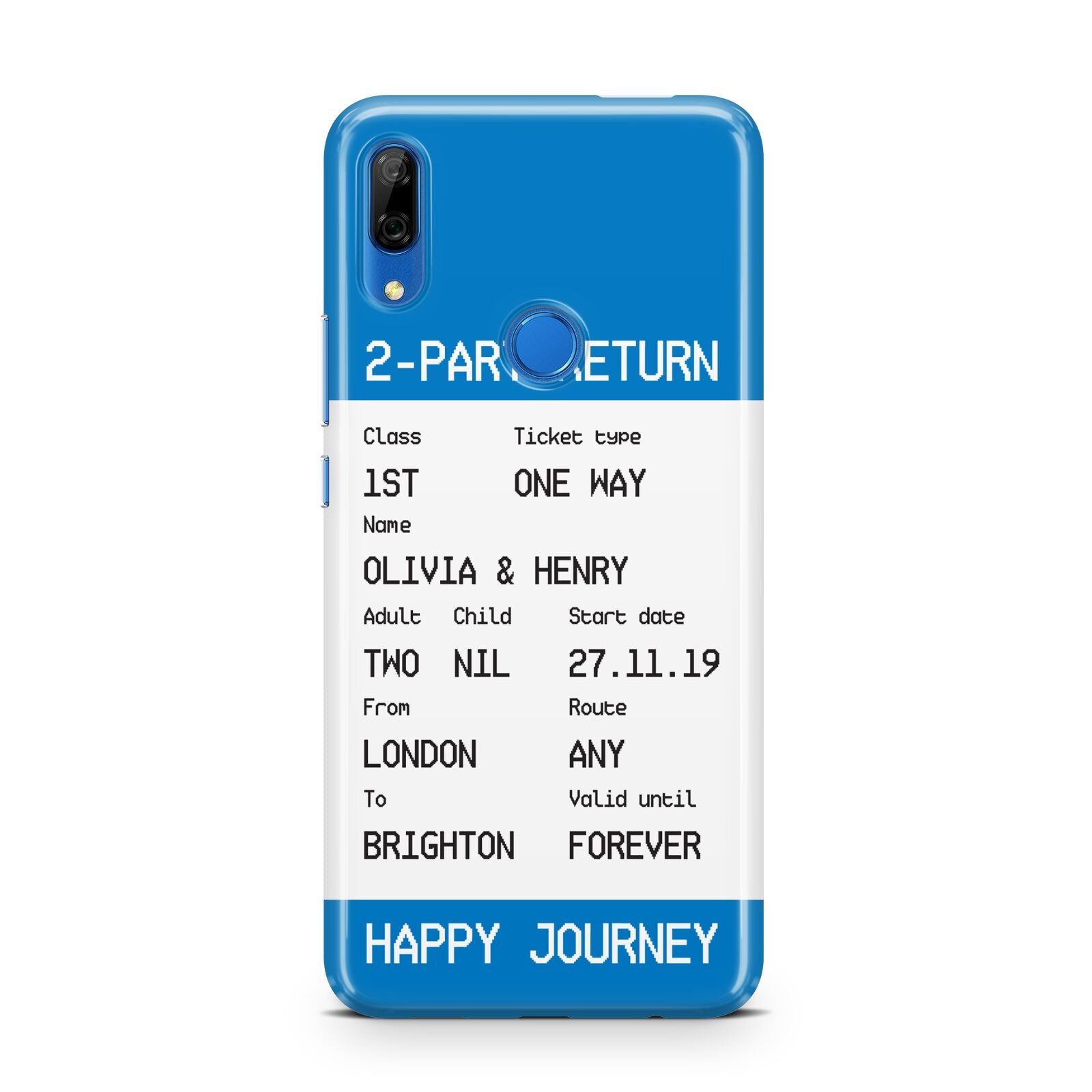 Rail Ticket with Name Huawei P Smart Z