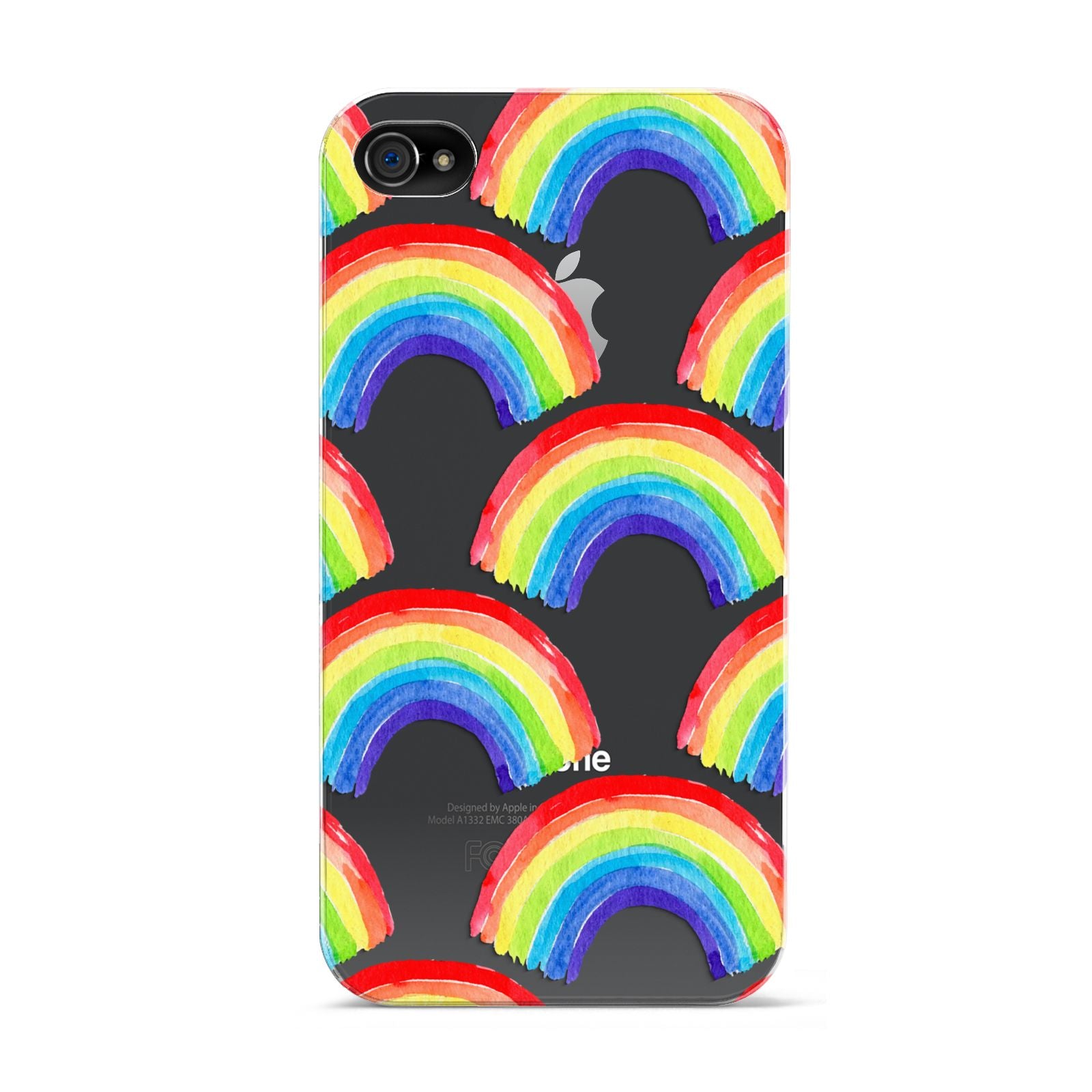 Rainbow Apple iPhone 4s Case