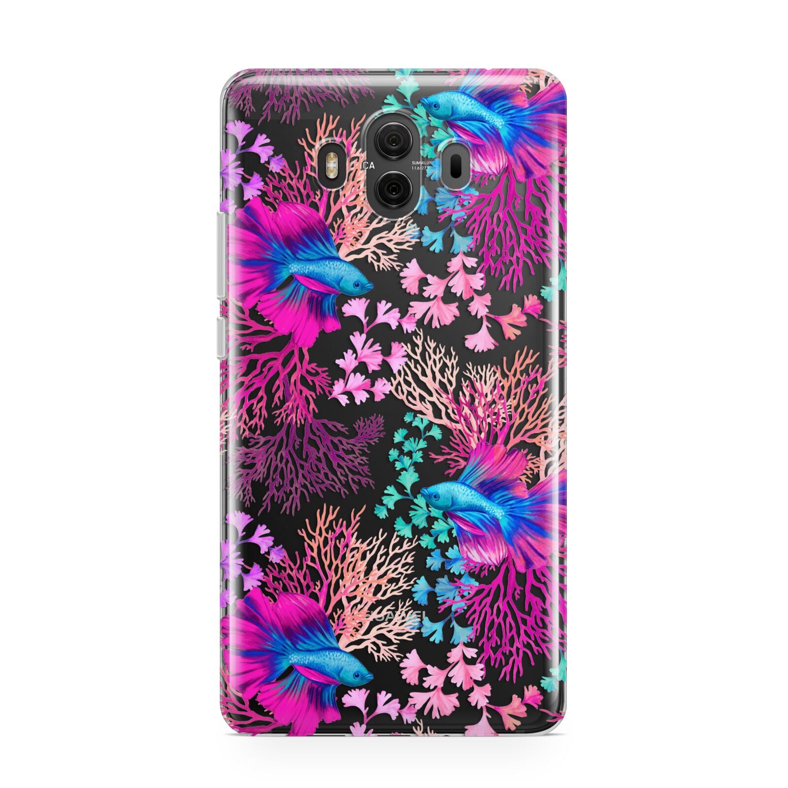 Rainbow Fish Huawei Mate 10 Protective Phone Case