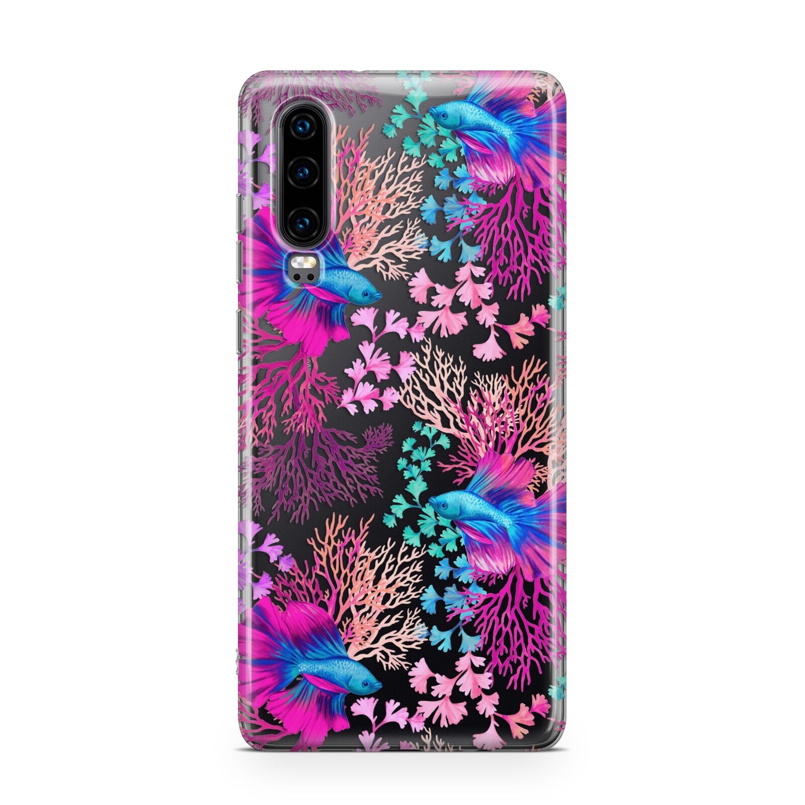 Rainbow Fish Huawei P30 Phone Case