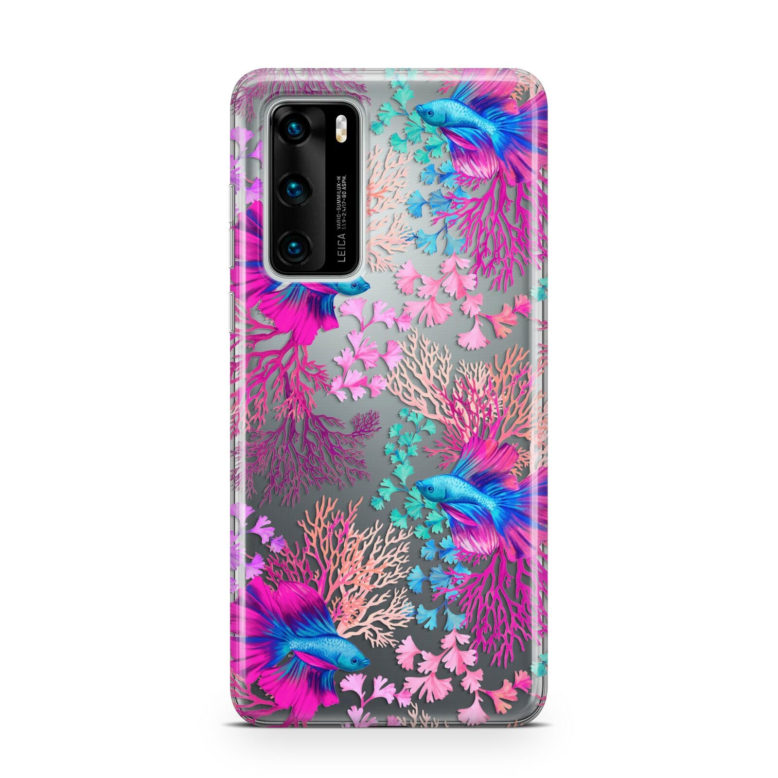 Rainbow Fish Huawei P40 Phone Case