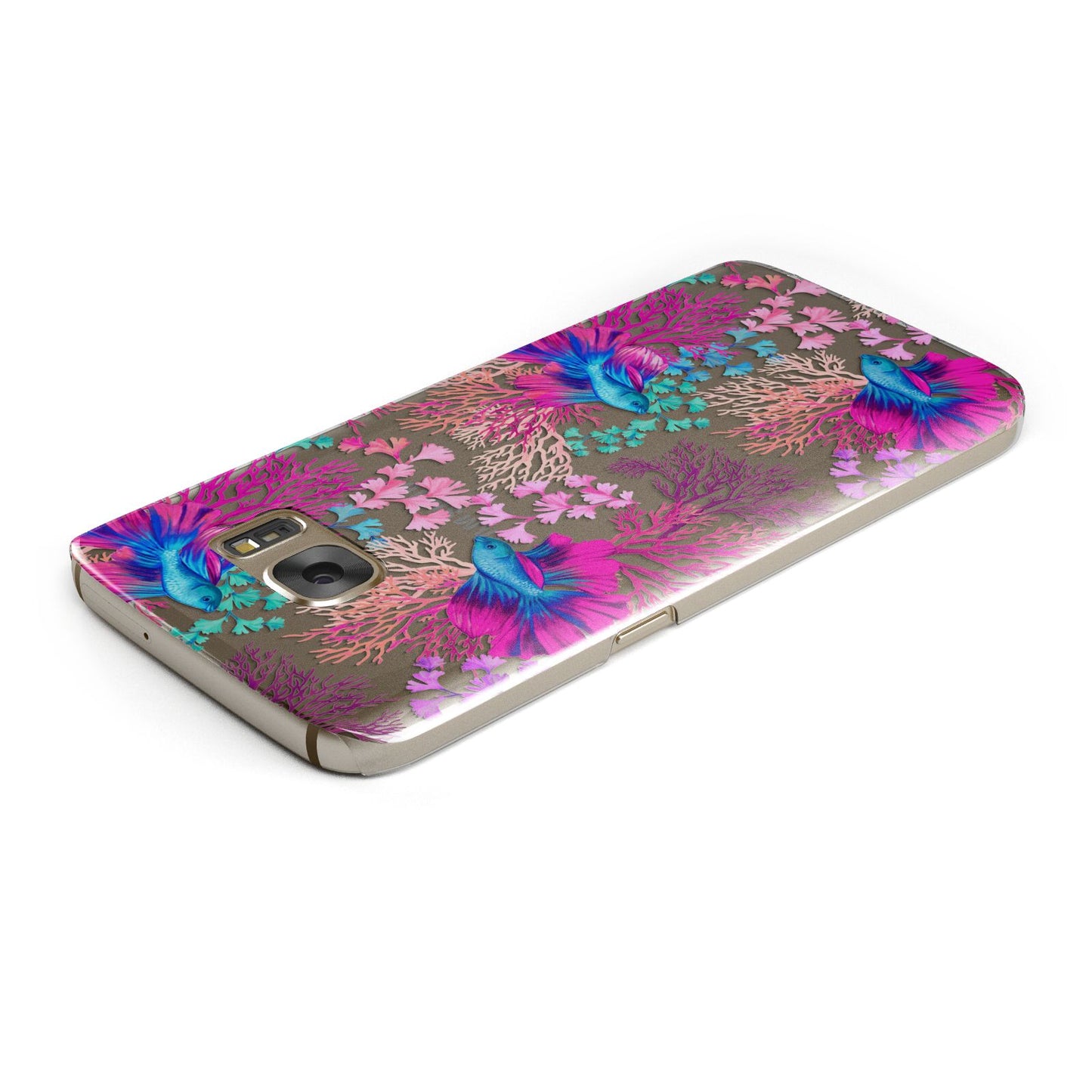 Rainbow Fish Samsung Galaxy Case Top Cutout