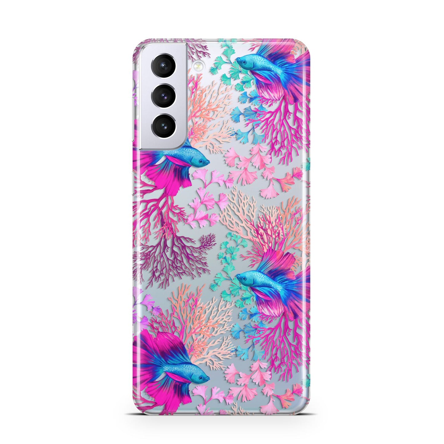 Rainbow Fish Samsung S21 Plus Case