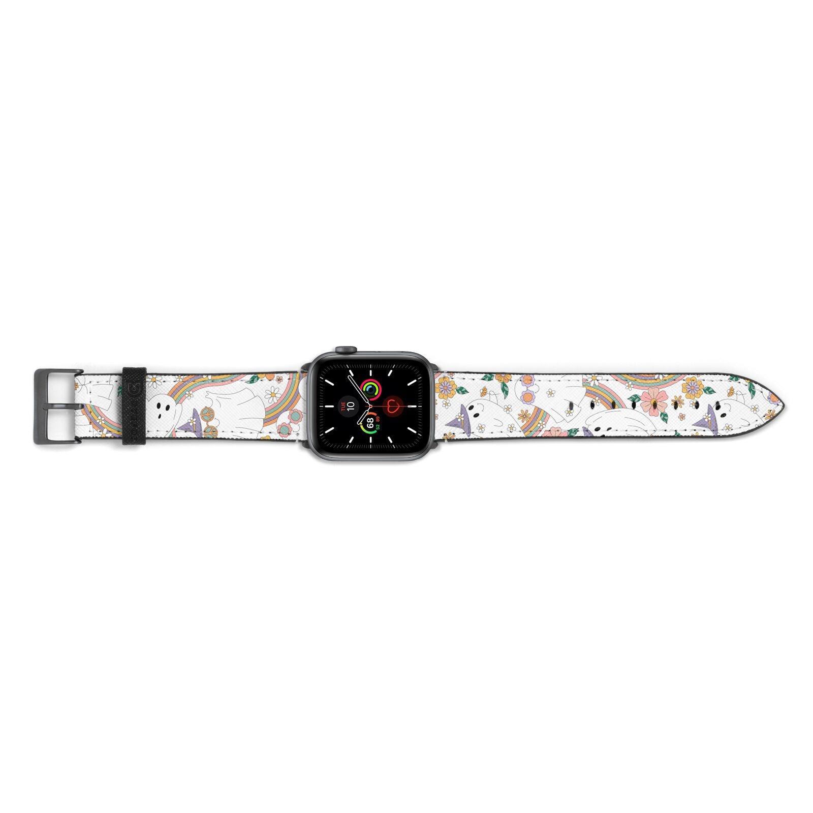 Rainbow Ghost Apple Watch Strap Landscape Image Space Grey Hardware