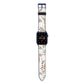 Rainbow Ghost Apple Watch Strap with Blue Hardware