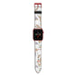 Rainbow Ghost Apple Watch Strap with Red Hardware